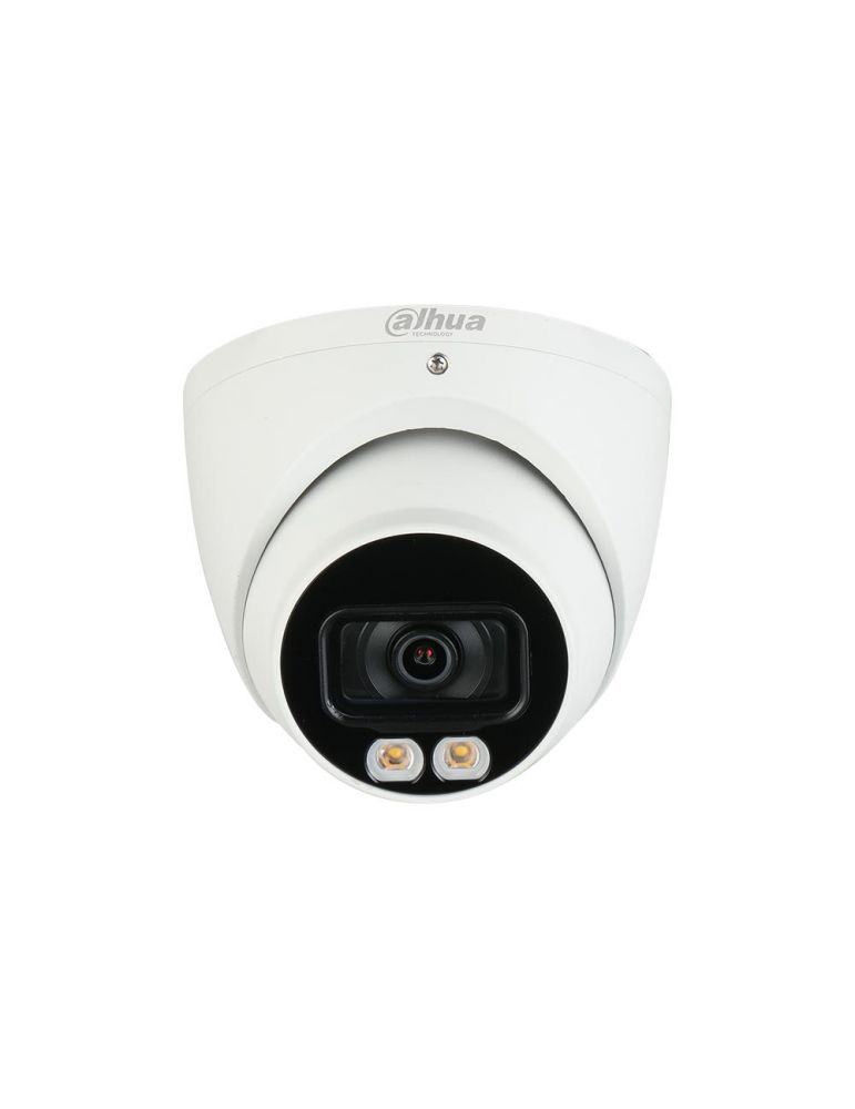 Cameras Camera supraveghere Dome Dahua Full Color HAC-HDW1809T-A-LED-0280B, 8 MP, lumina alba 40 m, 2.8 mm, microfon