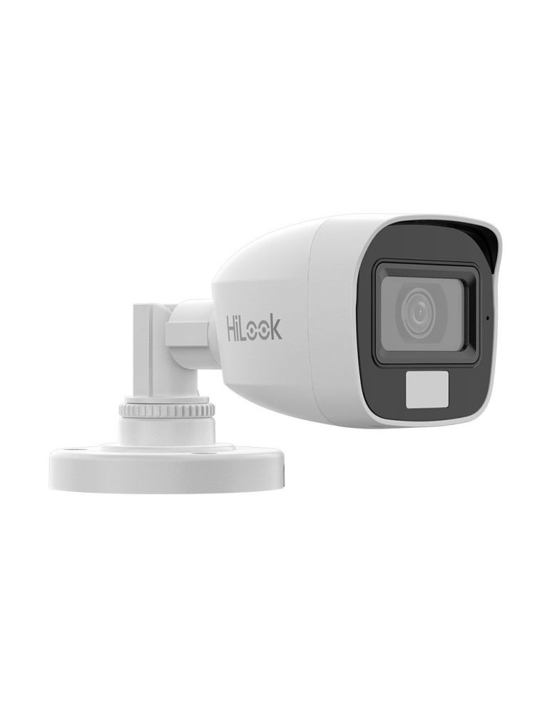 Cameras Camera supraveghere exterior cu iluminare duala Hikvision HiLook THC-B157-LPS, 5 MP, 2.8 mm, IR/lumina alba 20 m, microfon