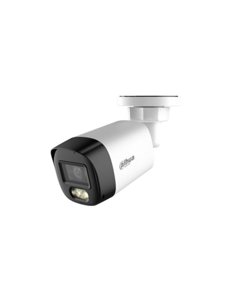 Cameras Camera supraveghere exterior HDCVI cu iluminare duala Dahua HAC-HFW1200RL-IL-A-0280B-S6, 2 MP, 2.8 mm, IR/lumina alba 30 m, full