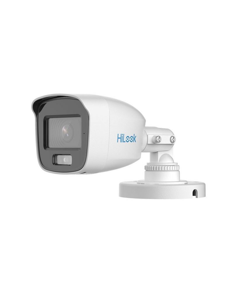 Cameras Camera supraveghere exterior Hikvision HiLooK ColorVu THC-B159-MS, 5 MP, 2.8 mm, lumina alba 20 m, microfon