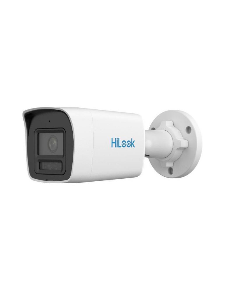 Cameras Camera supraveghere exterior IP Hikvision Hilook ColorVu IPC-B149HA-LU, 4 MP, 2.8 mm, IR/lumina alba 30 m, microfon, PoE