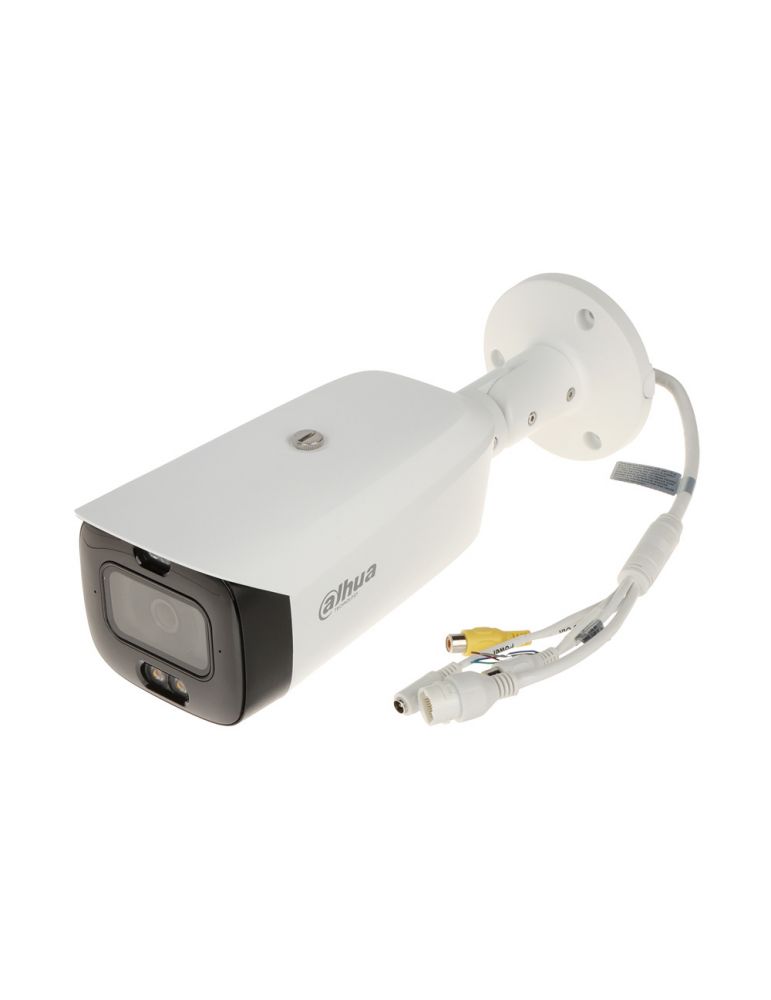 Cameras Camera supraveghere IP Dahua cu iluminare duala WizSense Full Color TiOC IPC-HFW3549T1-AS-PV-0280B-S3, 5 MP, lumina alba/IR 30 m