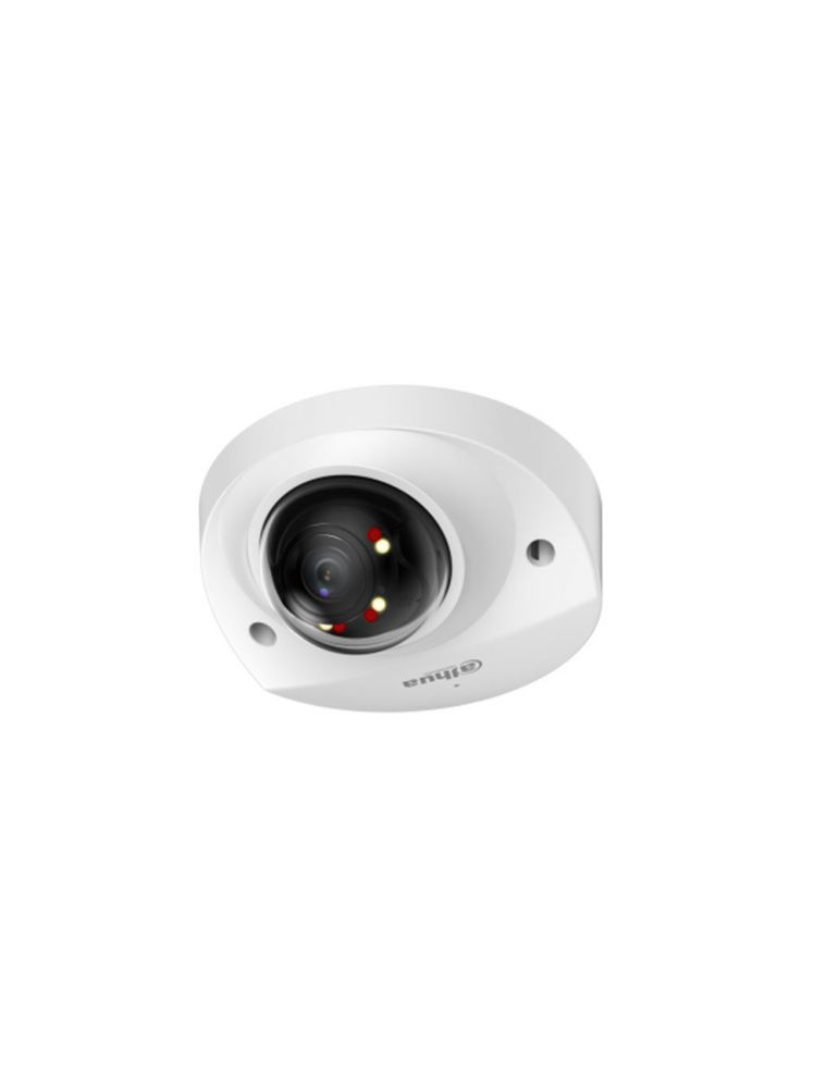 Cameras Camera supraveghere IP Dome cu iluminare duala Dahua WizSense IPC-HDBW2249F-AS-IL-0280B, 2 MP, 2.8 mm, IR/lumina calda 30 m, mic