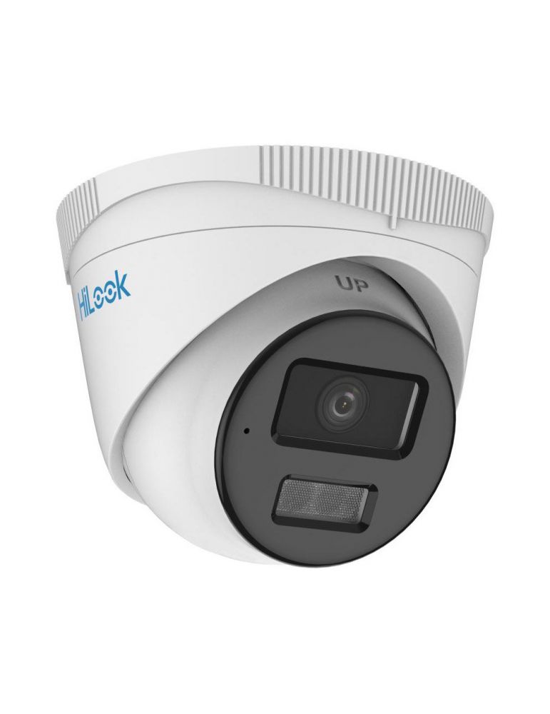 Cameras Camera supraveghere IP Dome cu iluminare duala Hikvision Hilook Smart Hybrid Light ColorVu IPC-T249HA-LU, 4 MP, IR/lumina alba 3