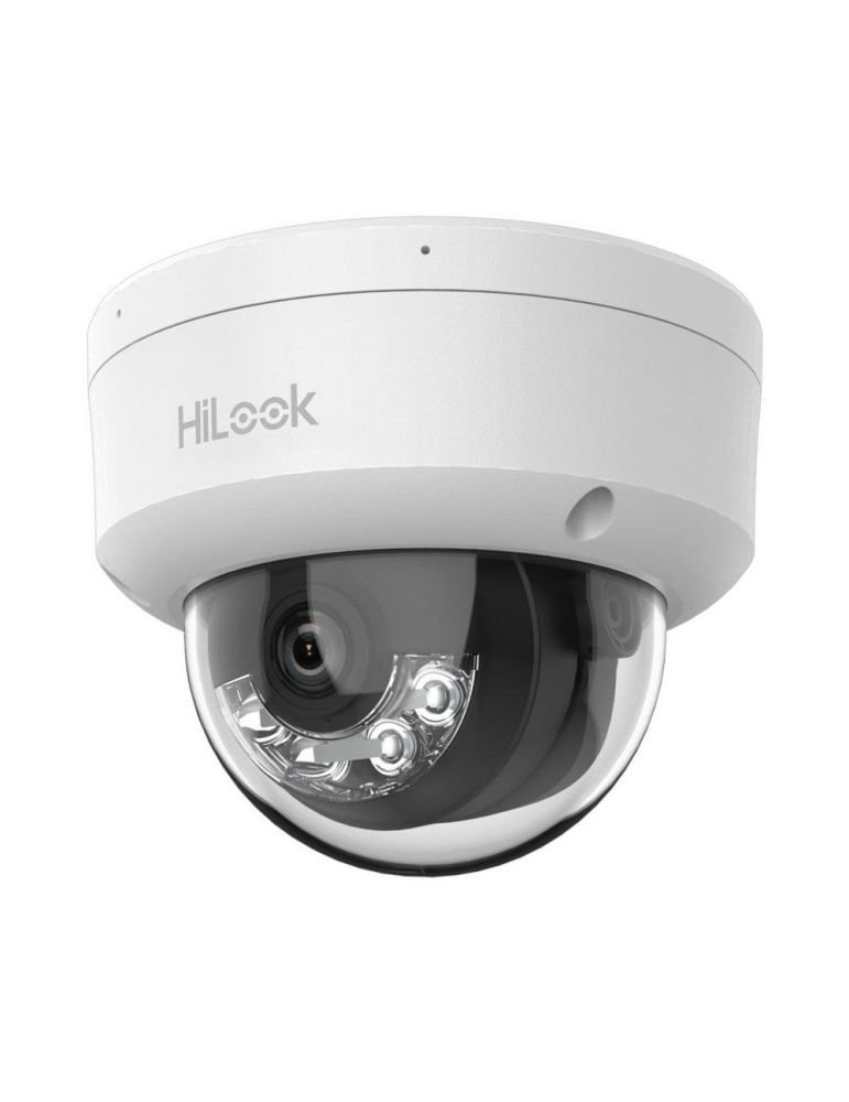 Camera supraveghere IP Dome cu iluminare duala Hikvision Hilook Smart Hybrid Light IPC-D140HA-LU, 4 MP, 2.8 mm, IR/lumina alba 3