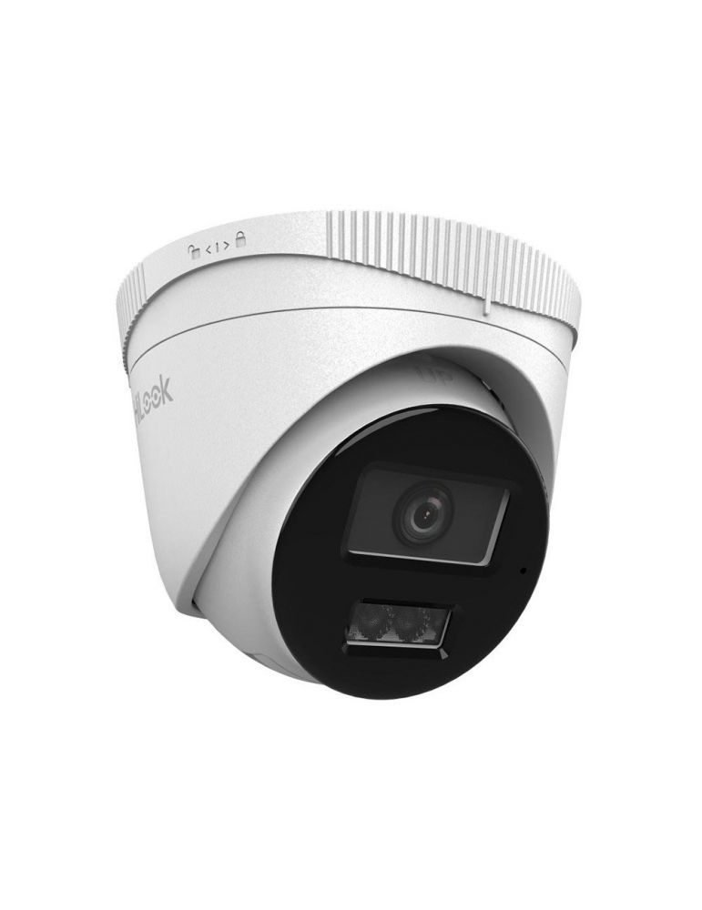 Camera supraveghere IP Dome cu iluminare duala Hikvision HiLook Smart Hybrid Light IPC-T280HA-LU, 8 MP, 2.8 mm, IR / lumina alba