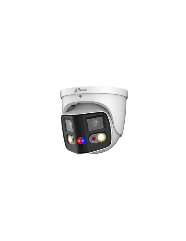 Cameras Camera supraveghere IP Dome Dahua WizSense TiOC Duo Active Deterrence IPC-PDW3849-A180-E2-AS-PV-0280B, 2 x 4 MP, 2.8 mm, lumina
