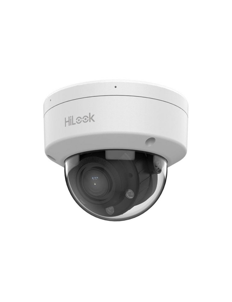 Cameras Camera supraveghere IP Dome HikVision IPC-D640HA-LZU, 4 MP, 2.8 - 12 mm, IR / lumina alba: 30 m, slot card, microfon, PoE