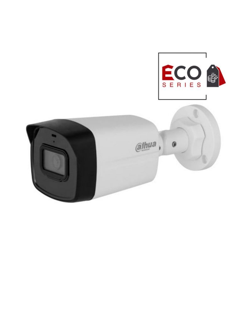 Cameras Camera supraveghere IP exterior Dahua Eco Series IPC-B1E40-A-0360B, 4 MP, 3.6 mm, IR 30 m, microfon, detectie miscare, IP67, PoE