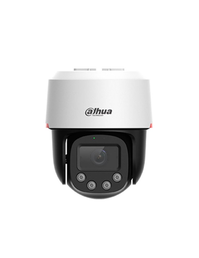 Cameras Camera supraveghere IP PT Dahua WizSense WizColor SD2C400NA-B-PV-PRO, 4 MP, 4 mm, lumina alba 30 m, microfon si difuzor, auto tr