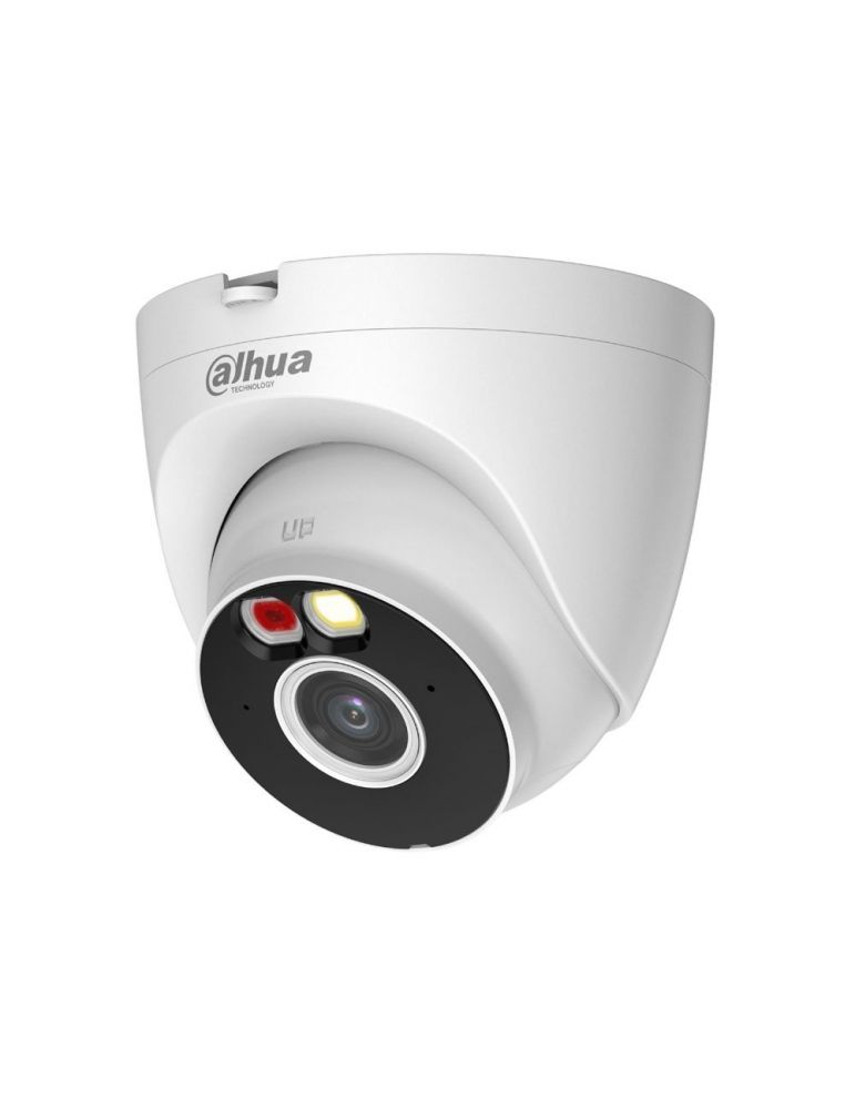 Cameras Camera supraveghere IP WiFi 6 Dome cu iluminare duala Dahua IPC-HDW1339DA-SAW-IL, 3MP, 2.8 mm, IR/lumina alba 30m, microfon, slo