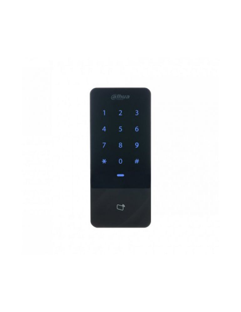 Electronic Card Readers Cititor control acces exterior standalone Dahua ASI1201E-V1, card IC si parola, 13.56 MHz, 30.000 utilizatori, tastatura touch,