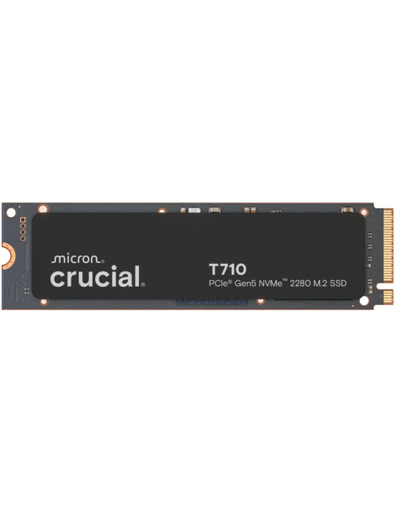 Crucial CRUCIAL T710 4TB PCIe Gen5 NVMe M.2 2280 SSD up to 14500 MB/s read and 13800 MB/s write "CT4000T710SSD8"