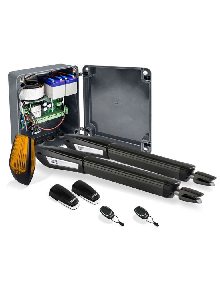 Fence & Gate Accessories Kit automatizare poarta batanta Motorline JAG 600, 4 m/canat, 80 W, 24 V
