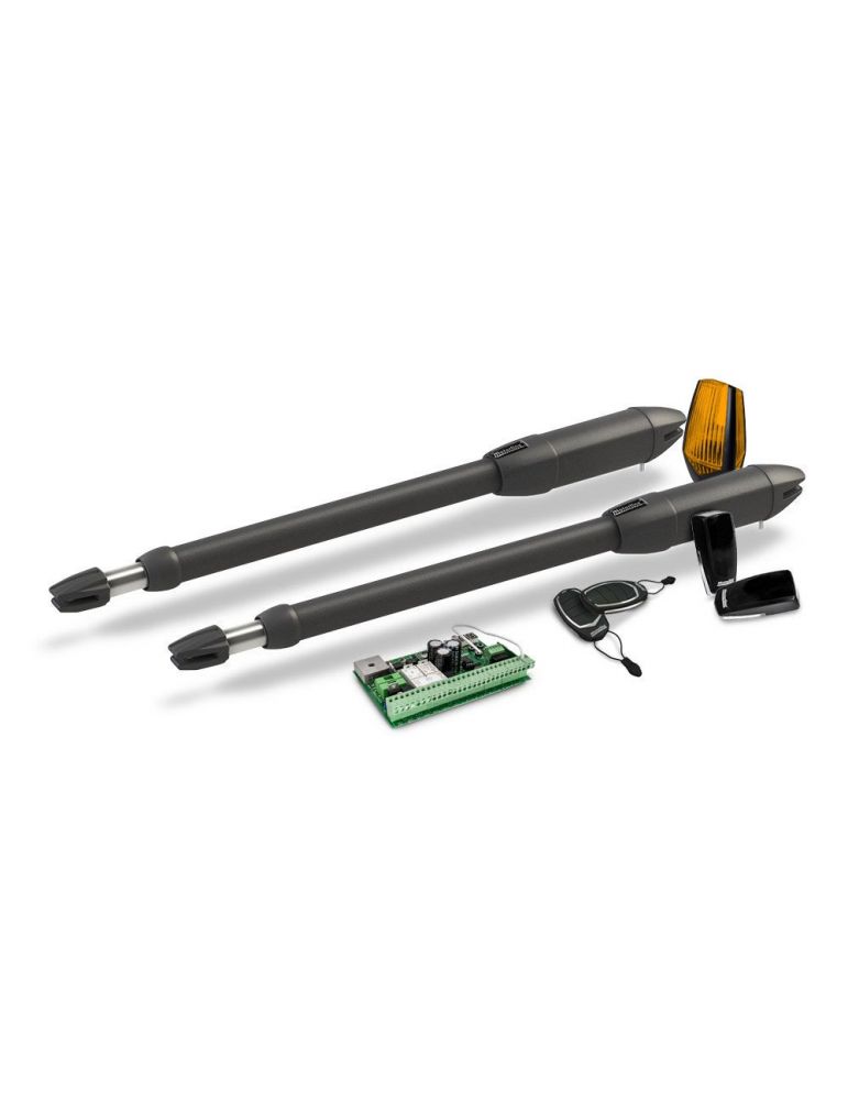 Fence & Gate Accessories Kit automatizare poarta batanta Motorline KIT PUMA400, 24V, pana la 2 m/canat, 50W, 2200 N, compatibil MCONNECT LINK