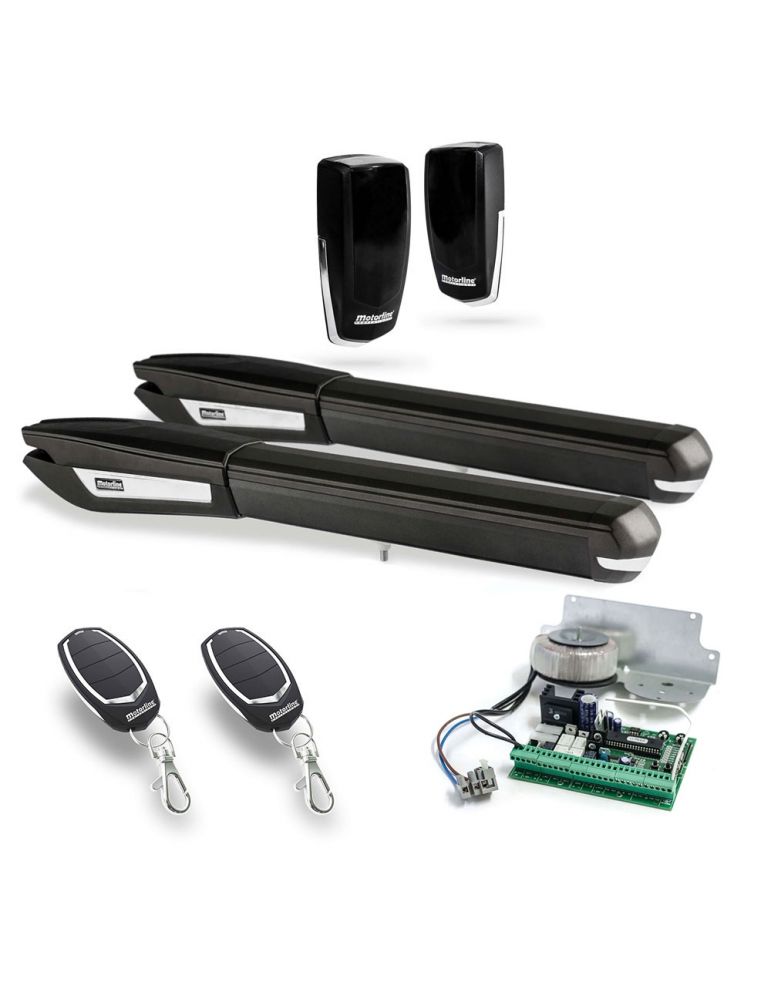 Fence & Gate Accessories Kit automatizare poarta batanta Motorline PERSA400 24V, 3 m/canat, 300 Kg, 24 Vdc, 2300 N