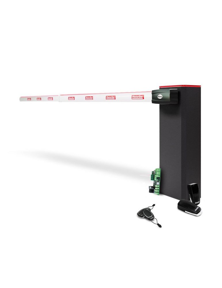 Fencing & Barriers Kit bariera de acces auto cu brat telescopic fara LED Motorline KIT TURBO 6 + ZUM75HTSL-6, 6 m, 24V, utilizare intensiva