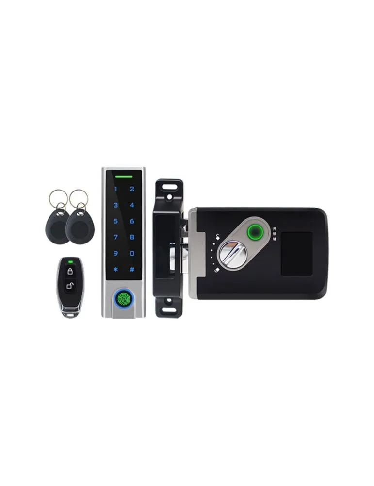 Kit control acces Secukey D7-X, amprenta, PIN si telecomanda, EM, 125 Khz, 1000 utilizatori