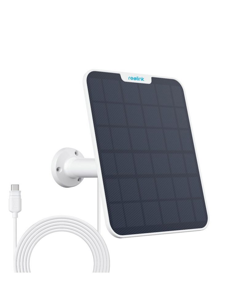 pompa ridicare presiune panou solar Panou solar pentru camere Reolink, cablu 4 m, mufa USB-C, 12 W