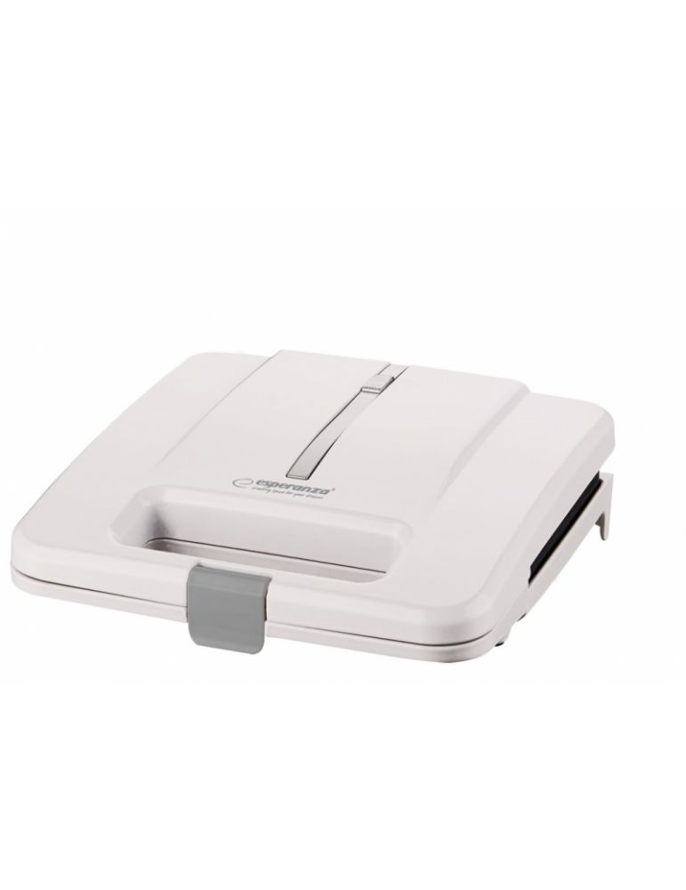 Sandwich Makers Prajitor de paine tip Sandwich maker Esperanza Parmigiano EKT010W 1000W Alb "EKT010W" (timbru verde 2 lei)