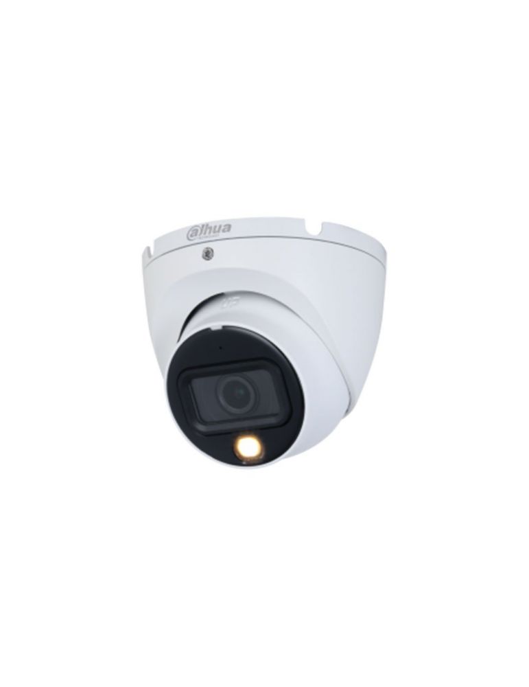 Cameras RESIGILAT - Camera supraveghere Dome cu iluminare duala Dahua HAC-HDW1801TLM-IL-A-0280B-S2, 4 K, IR/lumina alba 20 m, 2.8 mm, mi