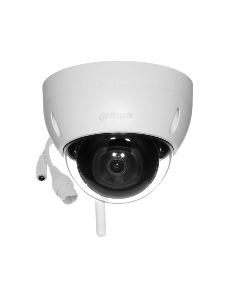 Cameras RESIGILAT - Camera supraveghere wireless IP WiFi Dome Dahua IPC-HDBW1430DE-SW-0280B, 4 MP, IR 30 m, 2.8 mm, slot card