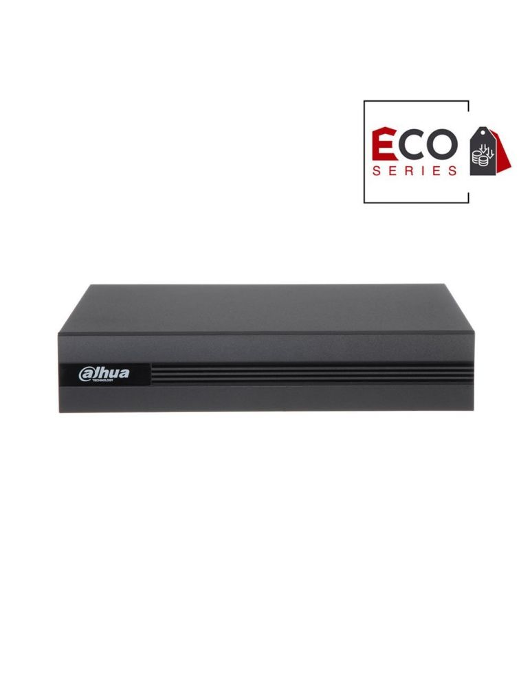 RESIGILAT - DVR Pentabrid Dahua Eco Series WizSense XVR1B04-I, 1080N, 4 canale, SMD Plus, audio prin coaxial