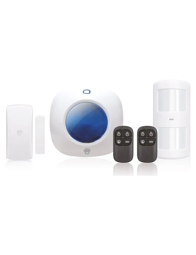 Chuango Sistem de alarma wireless Chuango CG-105S, 8 m detectie, 90 dB