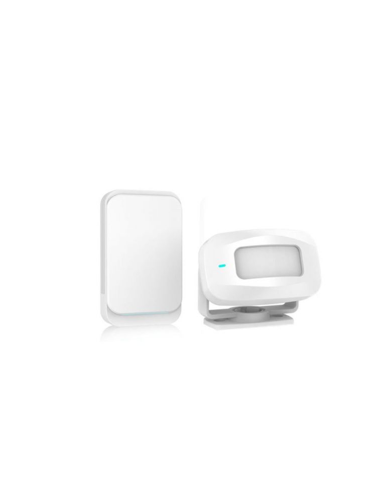 Building Materials Sonerie wireless si senzor de miscare TopVista P603, 250 m, 95 dB, instalare usoara, alba