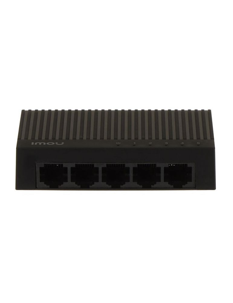 Hubs & Switches Switch cu 5 porturi 100Mbps RJ45 Imou SF105C, 1 Gbps, 2000 Mac, fara management