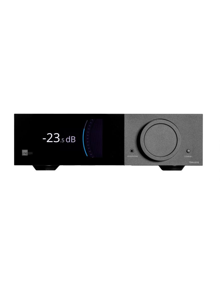 Audio Amplificator stereo 2 x 210W Lyngdorf TDAI-2210 Basic, All-In-One cu HDMI, Chromecast, Airplay2, DSP, RoomPerfect