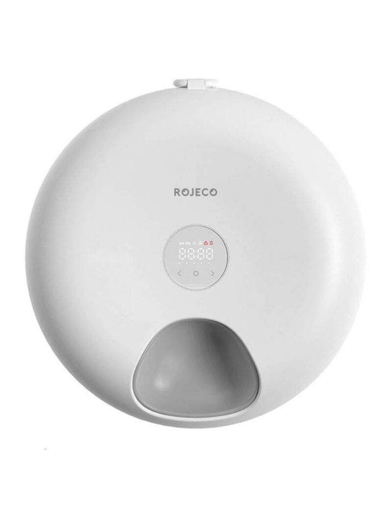 Dispenser hrană Rojeco cu 6 recipiente pentru animale de companie 3600mAh