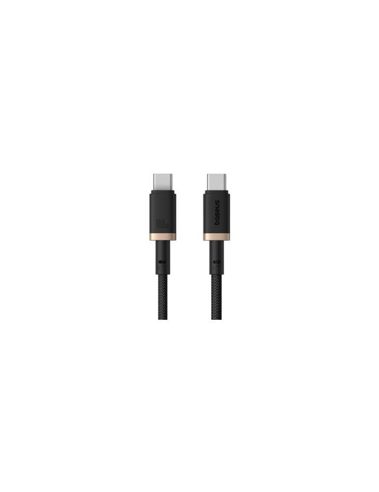 Baseus CABLU alimentare si date Baseus Dura, Fast Charging Data Cable pt. smartphone, USB Type-C la USB Type-C 100W, braided, 1m, galbe