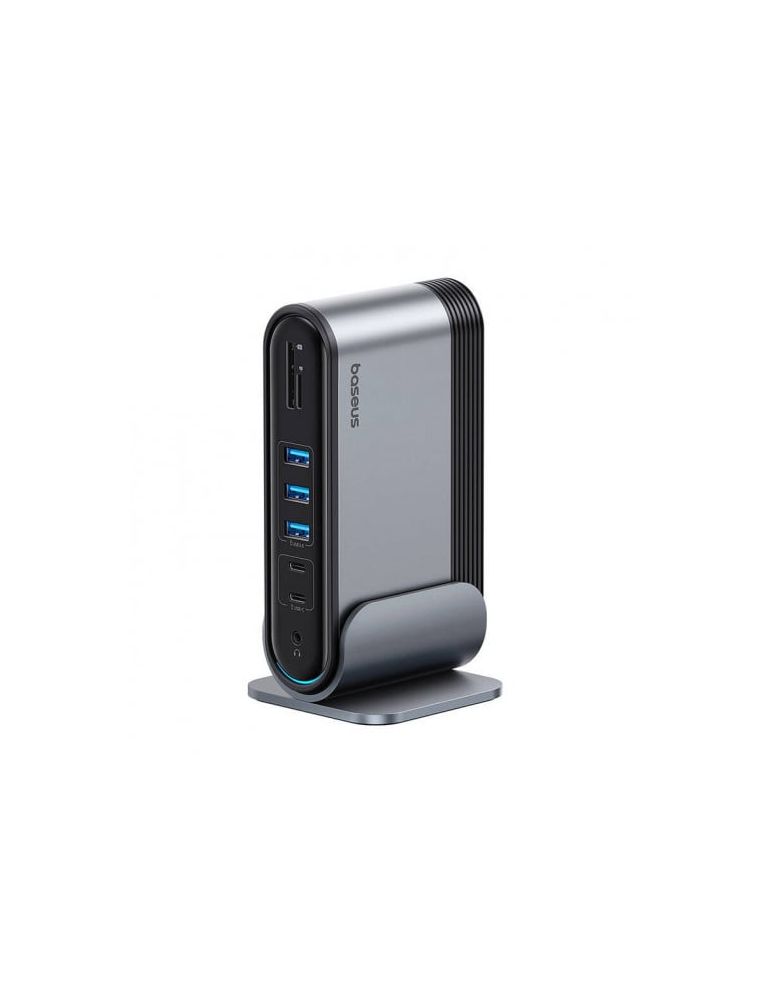 Computer Accessories DOCKING Station Baseus Spacemate Series 11-in-1, conectare PC USB-C, 2xHDMI 4K@60Hz, 2xDP 4K@60Hz, 2xUSB (10Gbps), 1xUSB-C, 1 x