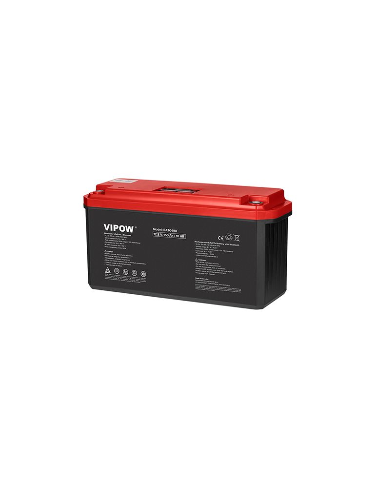 Vipow ACUMULATOR LIFEPO4 12V 150AH BLUETOOTH VIPOW