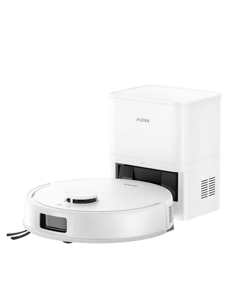 MOVA TECH Aspirator robot cu mop MOVA E20S Pro Plus RLE23SD, 13000Pa, 3200mAh, 3DAdapt Obstacle Avoidance, statie colectare