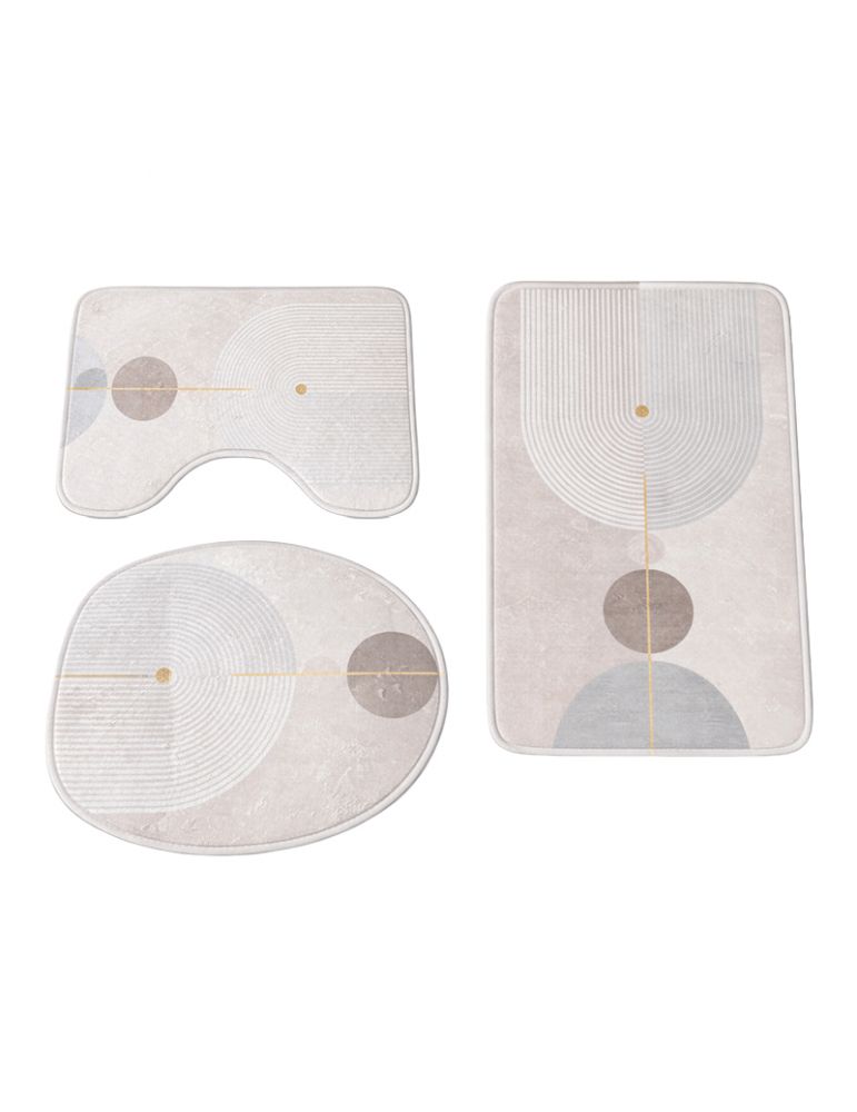 Bathroom Accessories COVORASE BAIE FLANEL - 40X60/40X50/40X45CM / CERCURI