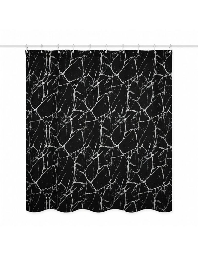 Bathroom Accessories PERDEA DUS 90G / 180X200CM - MODEL-MARMURA-NEAGRA