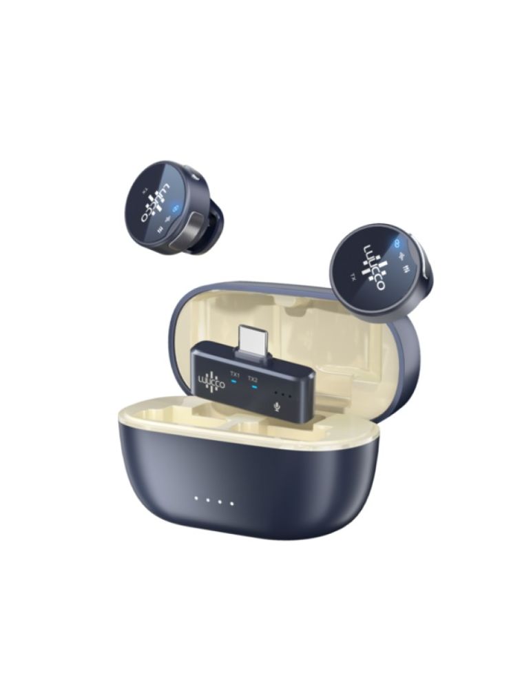 Audio Components Microfon Lavaliera Wireless Luucco AirWave Mini-K2, USB-C
