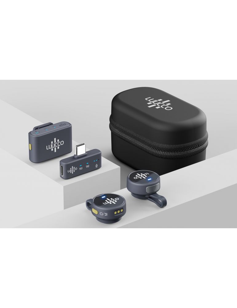 Audio Components Microfon Lavaliera Wireless Luucco AirWave-K2, Combo