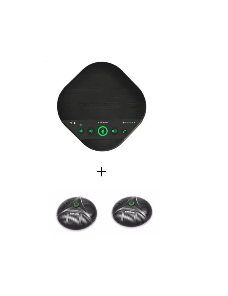 flip speaker Pachet cu Eacome SV16B Speakerphone, USB, Bluetooth, microfon + speaker si Extensie microfoane Eacome