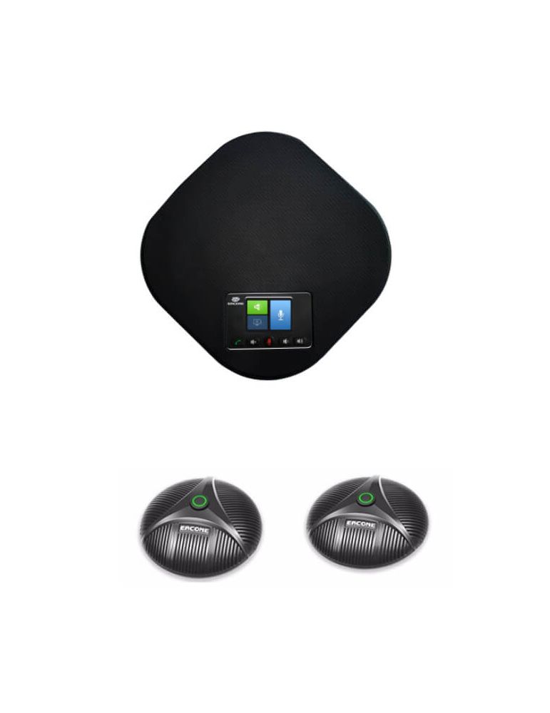 flip speaker Pachet cu Eacome SV18 Speakerphone, USB, Bluetooth, 12mics + speaker si Extensie microfoane Eacome