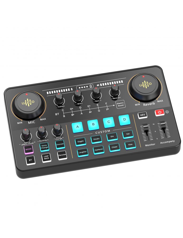 Audio Components Interfață audio all-in-one cu mixer și placă de sunet Luucco MI-2