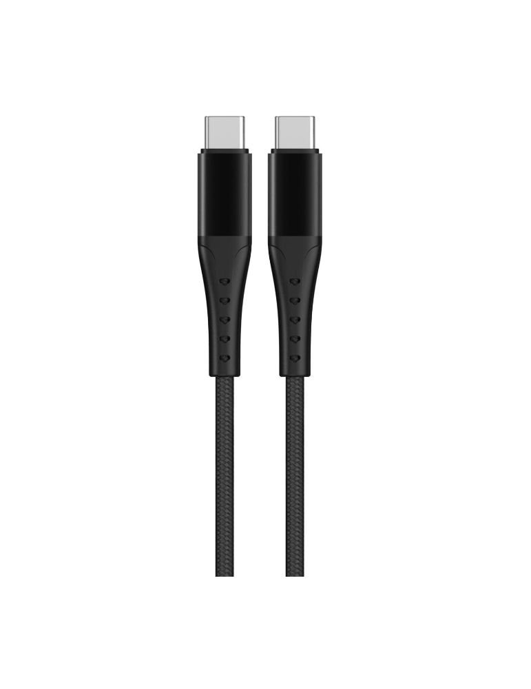 Storage & Data Transfer Cables Cablu Lemontti Bending Aluminum Type-C la Type-C, Fast Charge, PD 60W, 2m, Negru