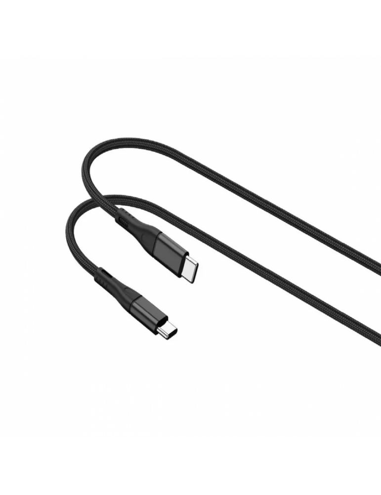 Storage & Data Transfer Cables Cablu Lemontti Super Fast Charge Type-C la Type-C, PD 100W, putere: 100W:5V/3A、9V/3A、12V/3A、15V/3A、20V/5A, lungime 1.2m, cablu