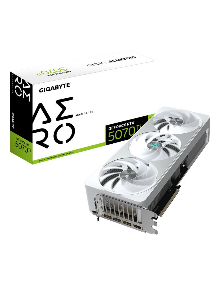 I/O Cards & Adapters VGA PCIE16 RTX5070TI 16GB/GV-N507TAERO OC-16GD GIGABYTE "GV-N507TAERO OC-16GD 1.0"