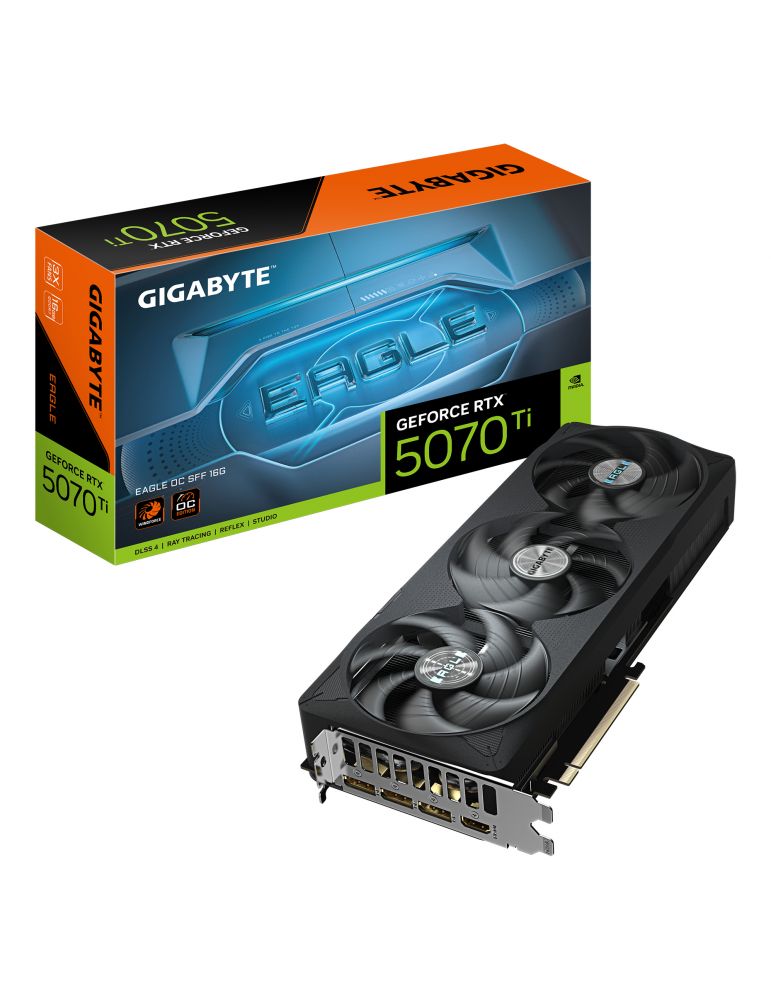 I/O Cards & Adapters VGA PCIE16 RTX5070TI 16GB/GV-N507TEAGLE OC-16GD GIGABYTE "GV-N507TEAGLE OC-16GD 1.0"