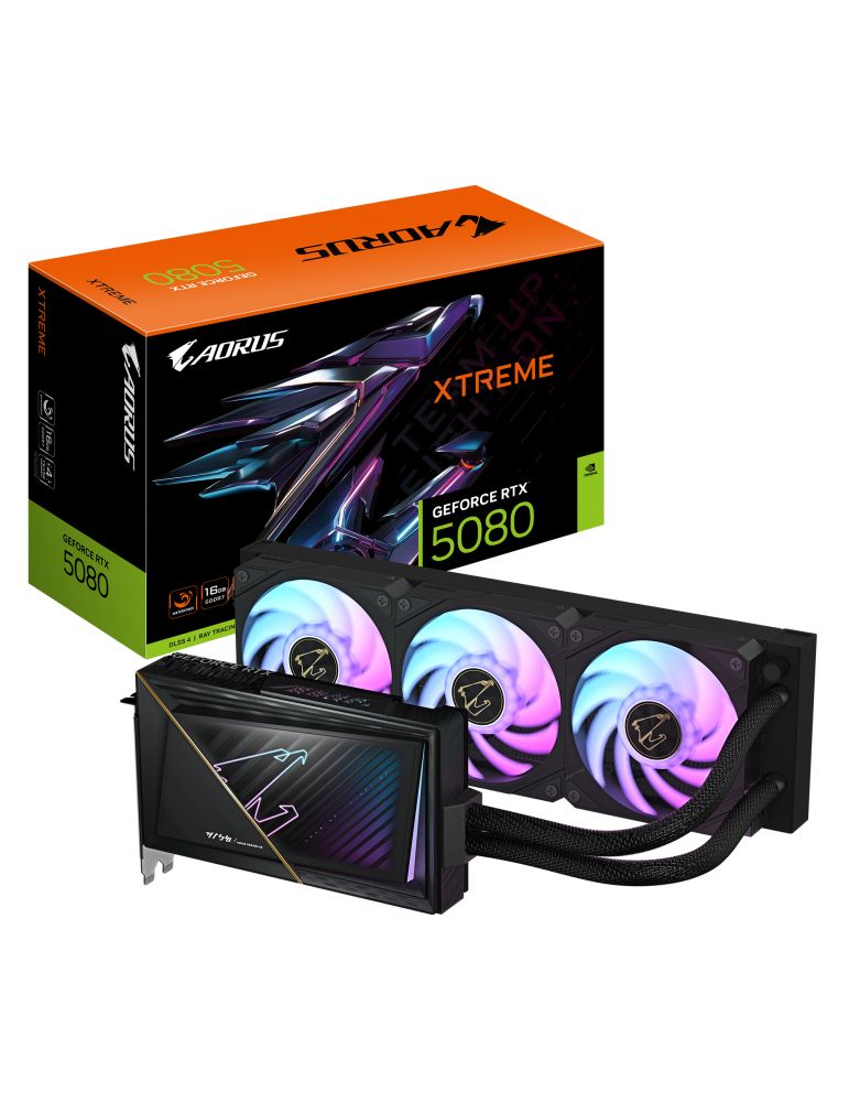 I/O Cards & Adapters VGA PCIE16 RTX5080 16GB GDDR7/GV-N5080AORUSX W-16GD GIGABYTE "GV-N5080AORUSX W-16GD 1.0"