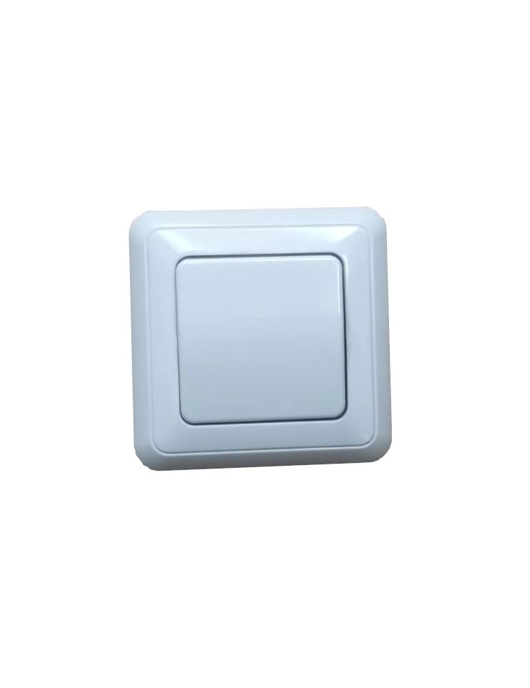Buton cu revenire 1pol, 1 cale, 230V, 80x80x30mm