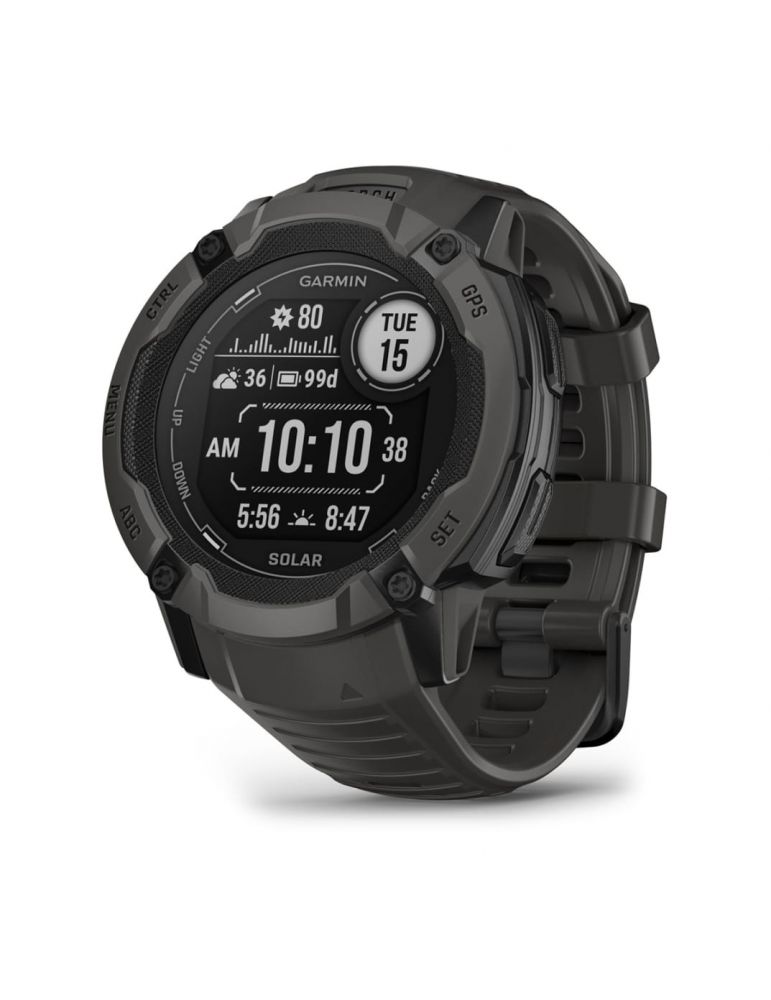 Activity Monitors Smartwatch Instinct 2X Solar Graphite "010-02805-00"